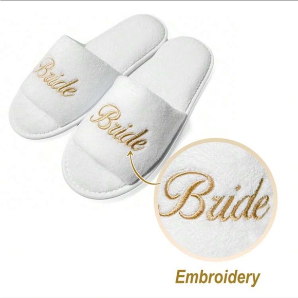 Bride embroidered lettering robe nwt belted satin various sizes nwt - Picture 14 of 15